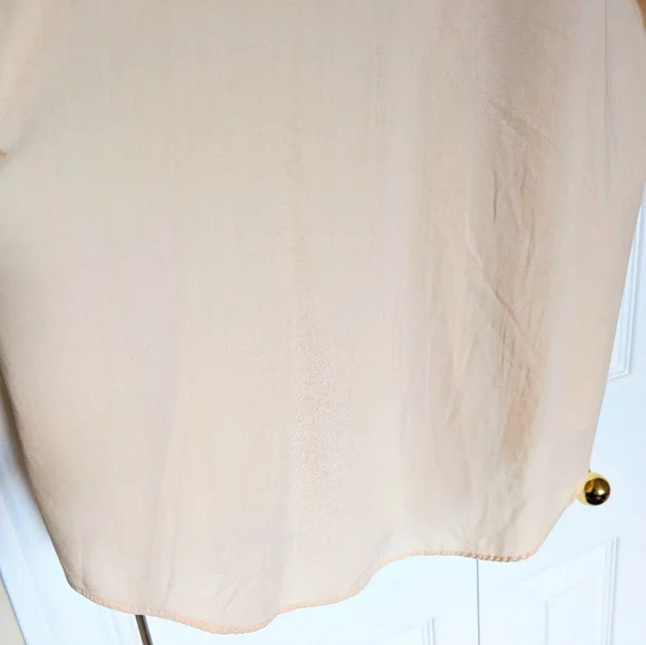 Vtg Beige Short Sleeve Shirt. Men's Size L fit. - Picture 9 of 15